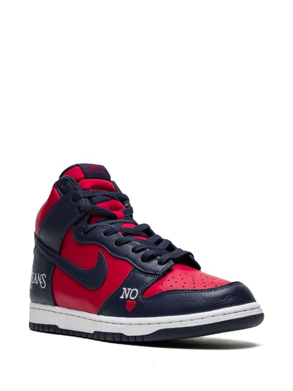 Nike x Supreme baskets montantes SB Dunk Pro