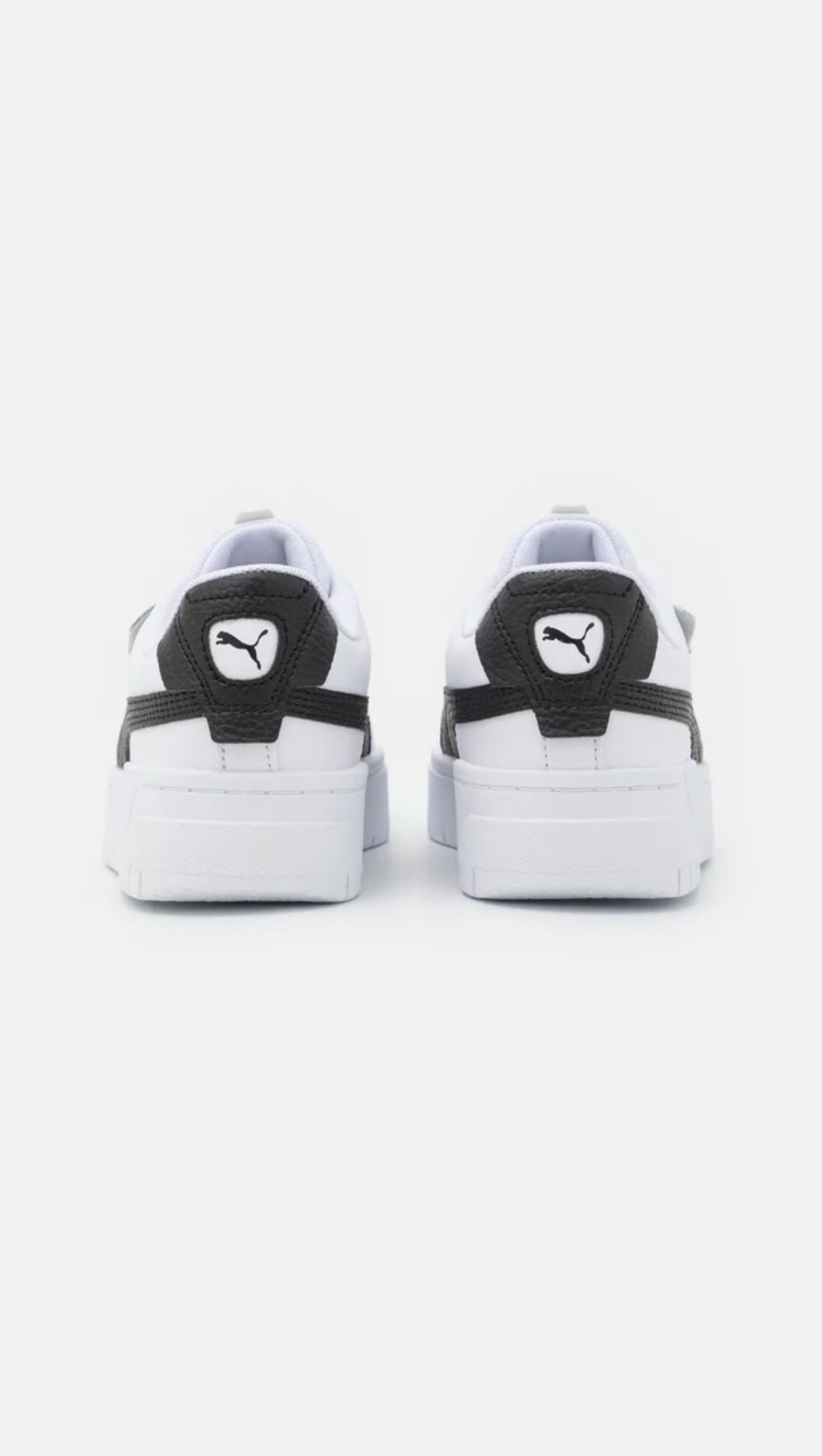 Puma Cali Dream Leather White Black Baskets pour femmes